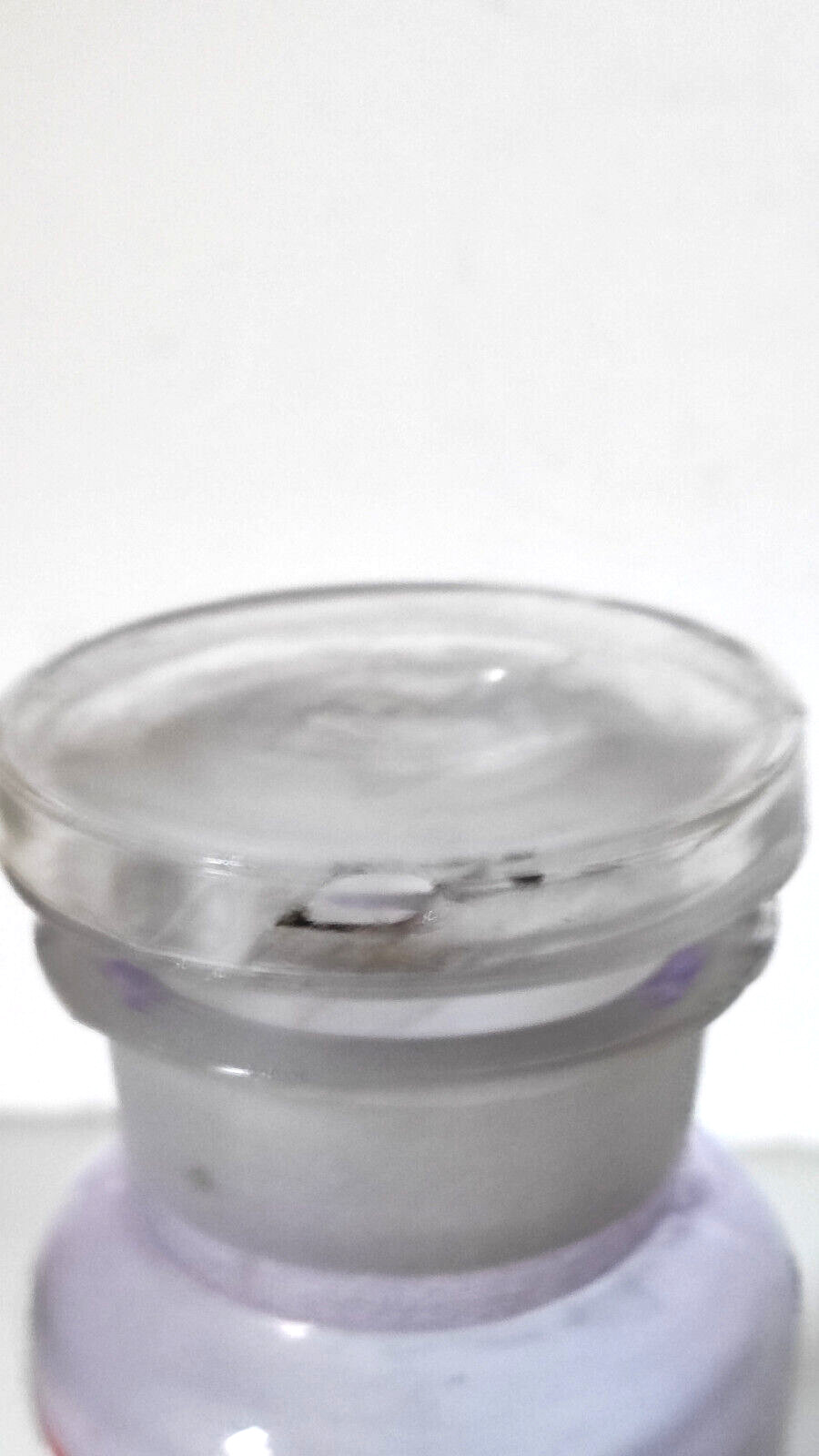 THEOBROMINUM Vintage Glass Apothecary Pharmacy Clear Jar 100 ml