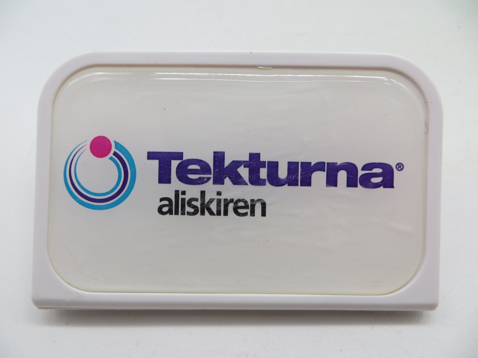 Drug Rep Promo Paper / Binder Clip doctors office promotional item TEKTURNA #634