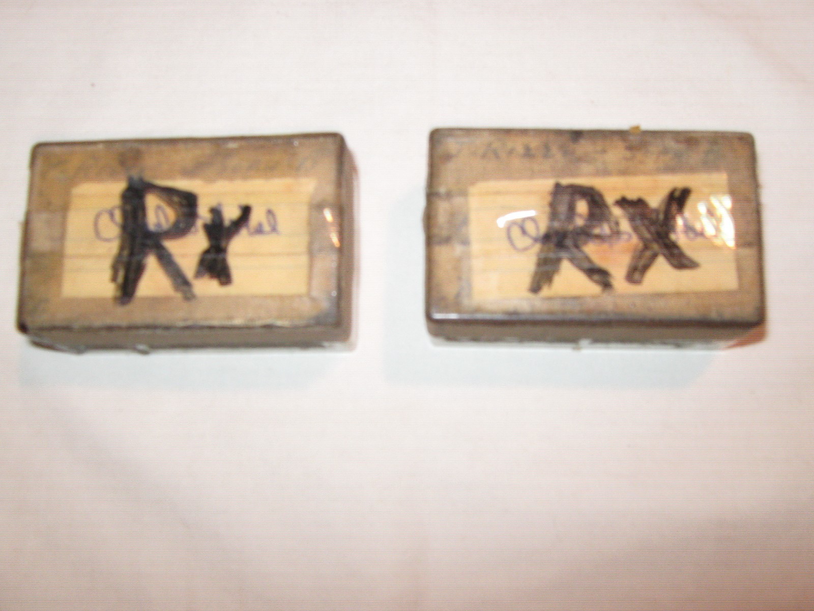 Rx, Pharmacy, Mini Weight Sets , Set of 2 Different Weights , Vintage , Rare