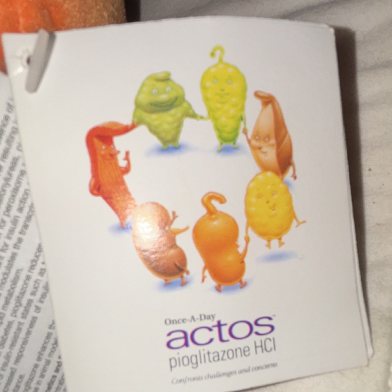 Actos Pioglitazone HCl Pharmaceutical Advertising Plush Collectible