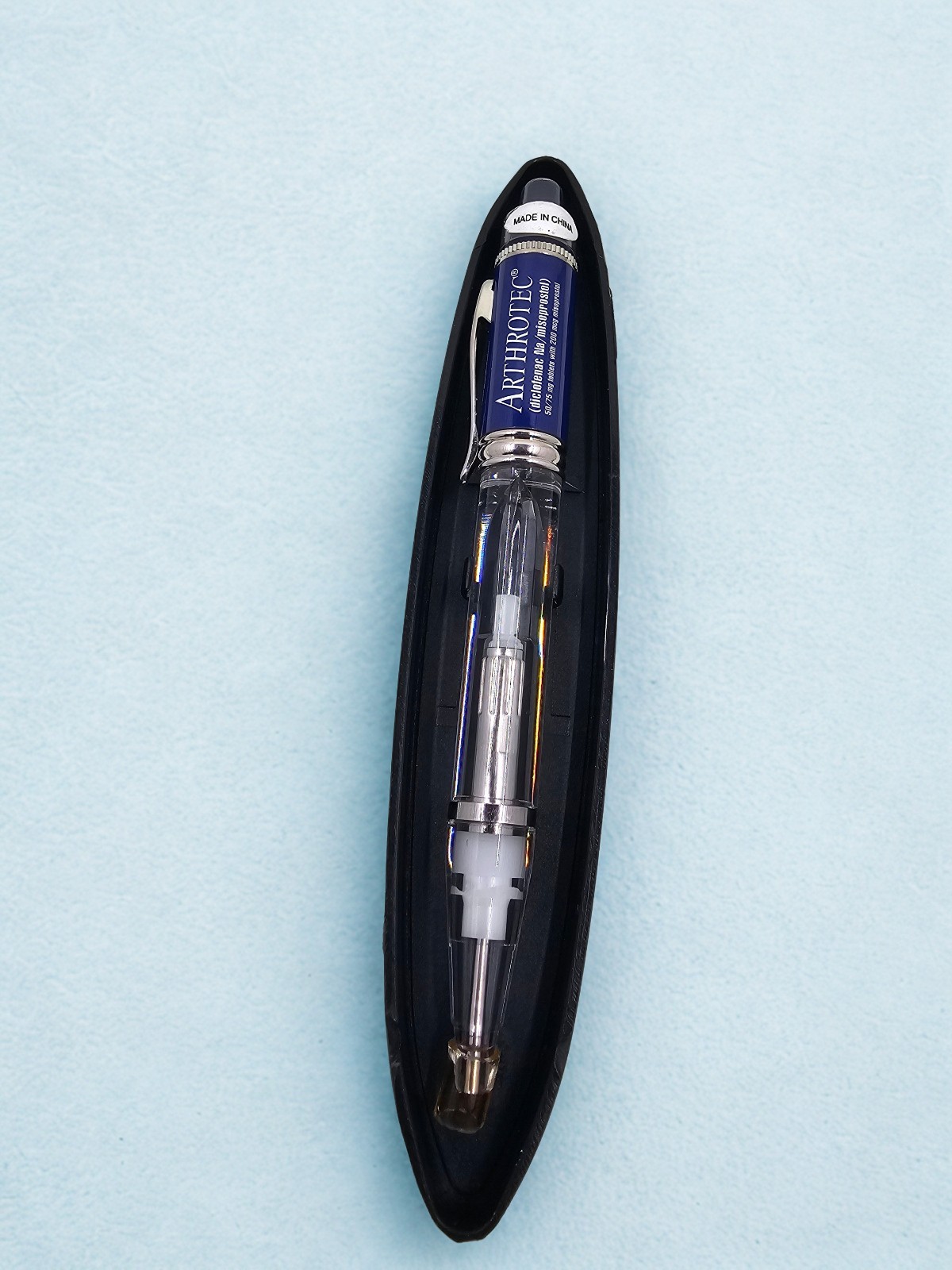 Vintage Ball Point Pen w Black Case