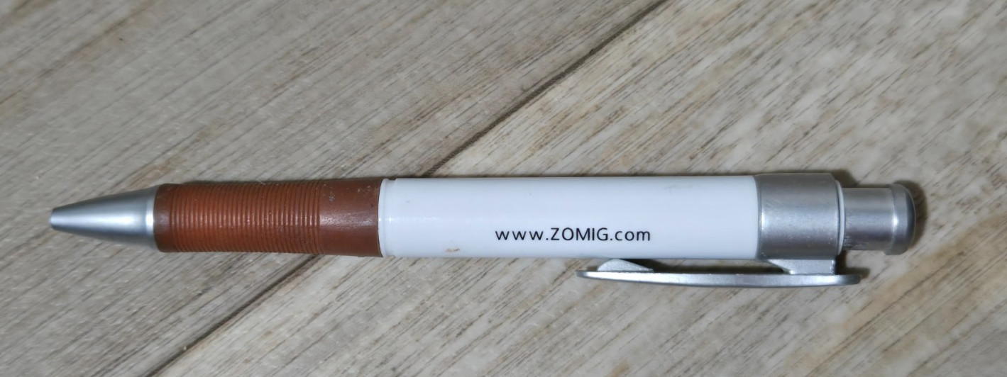 Zomig ZMT PEN Drug Rep Pharmaceutical Promo Medical Advertising brown