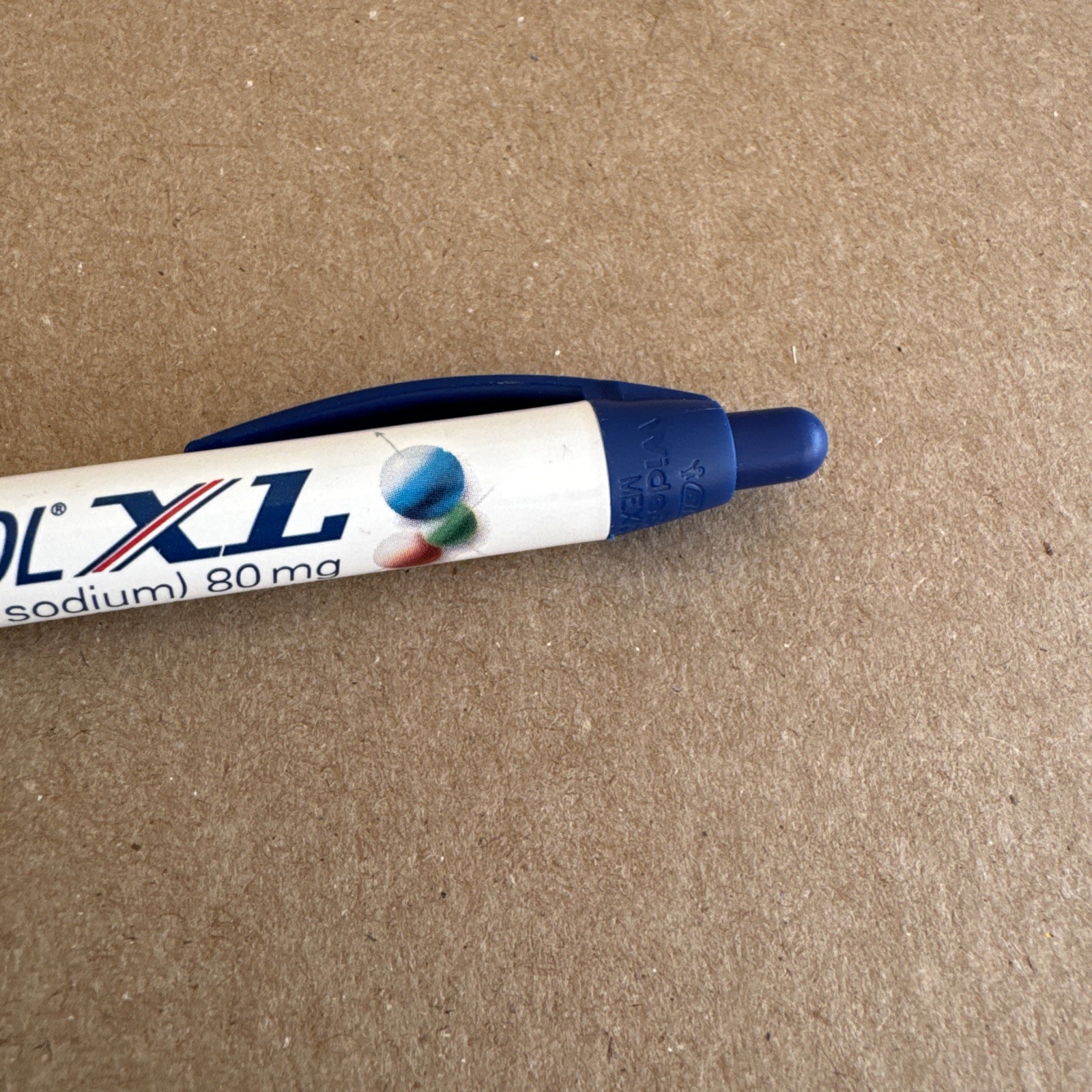 Drug Rep Pen LESCOL XL Pharmaceutical Advertising Collectible USA Vintage