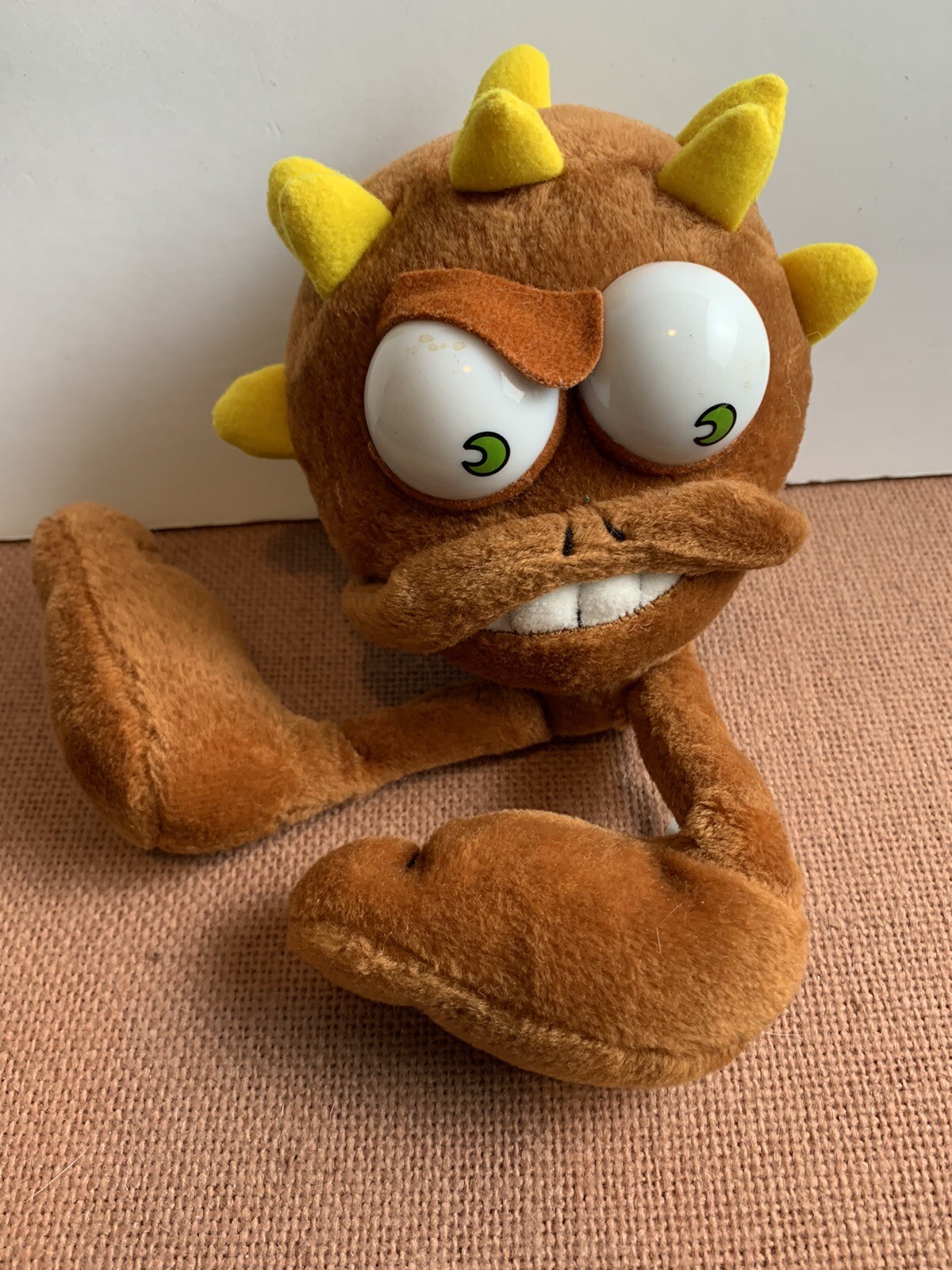 SARS Bug Quidel Plush Toy Pharma Swag Brown Bad Germ Stuffed Animal Pharm Rare
