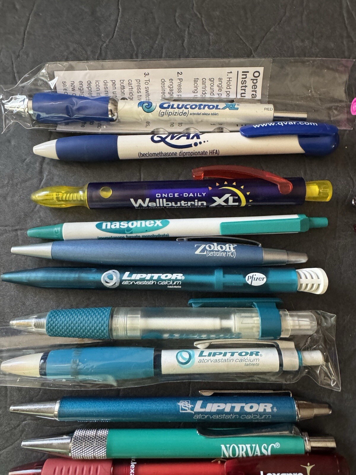 Pharmaceutical Rep Pen Lot Viagra, Zoloft, Lipitor, Prevacid And More