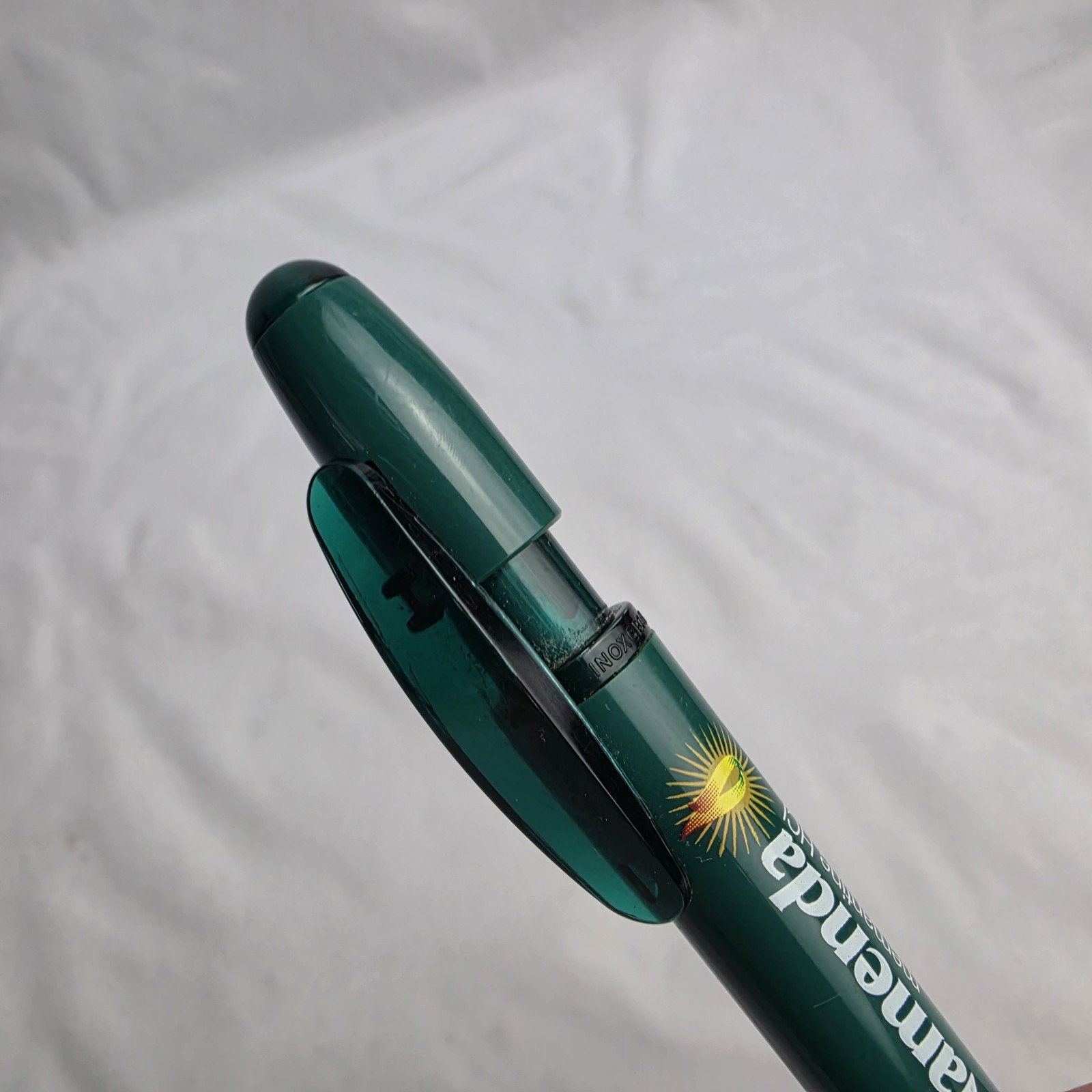 Vintage Green Namenda Drug Rep Pharmaceutical Advertising Ball Point Pen Working