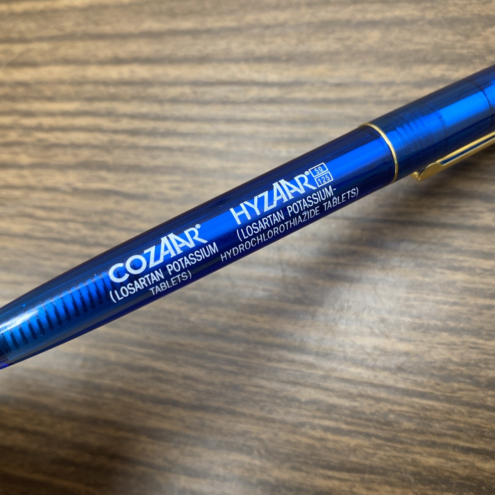 VTG Pharmaceutical Advertising COZAAR / HYZAAR BIC Clic Pen RX Rep WRITES