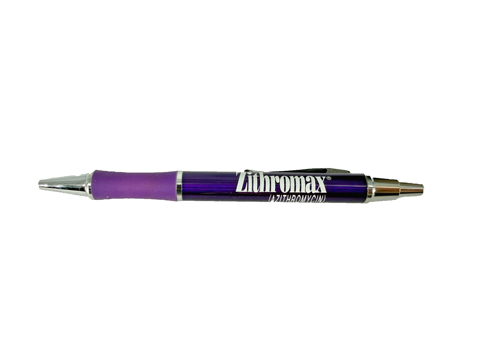 Metallic Purple Zithro Heavy Metal PEN Drug Rep Pharmaceutical Promo Advertising
