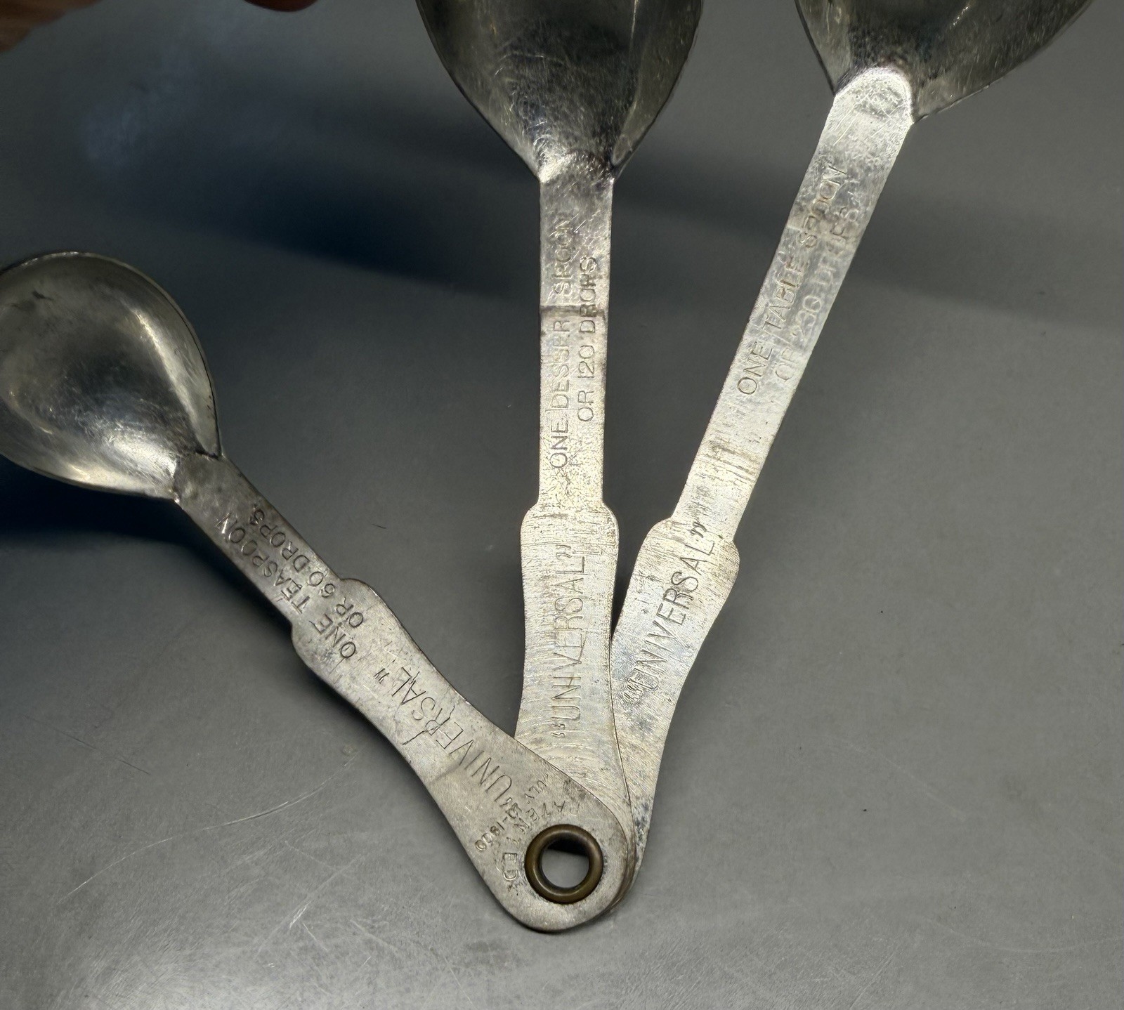 Antique Medical Pharmaceutical Medicine Measuring Spoons Universal