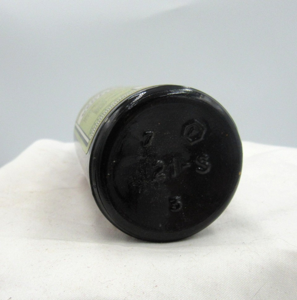 BW – 1950’s Eli Lilly Gentian Compound Indianapolis 5 1/4 Amber Medicine bottle