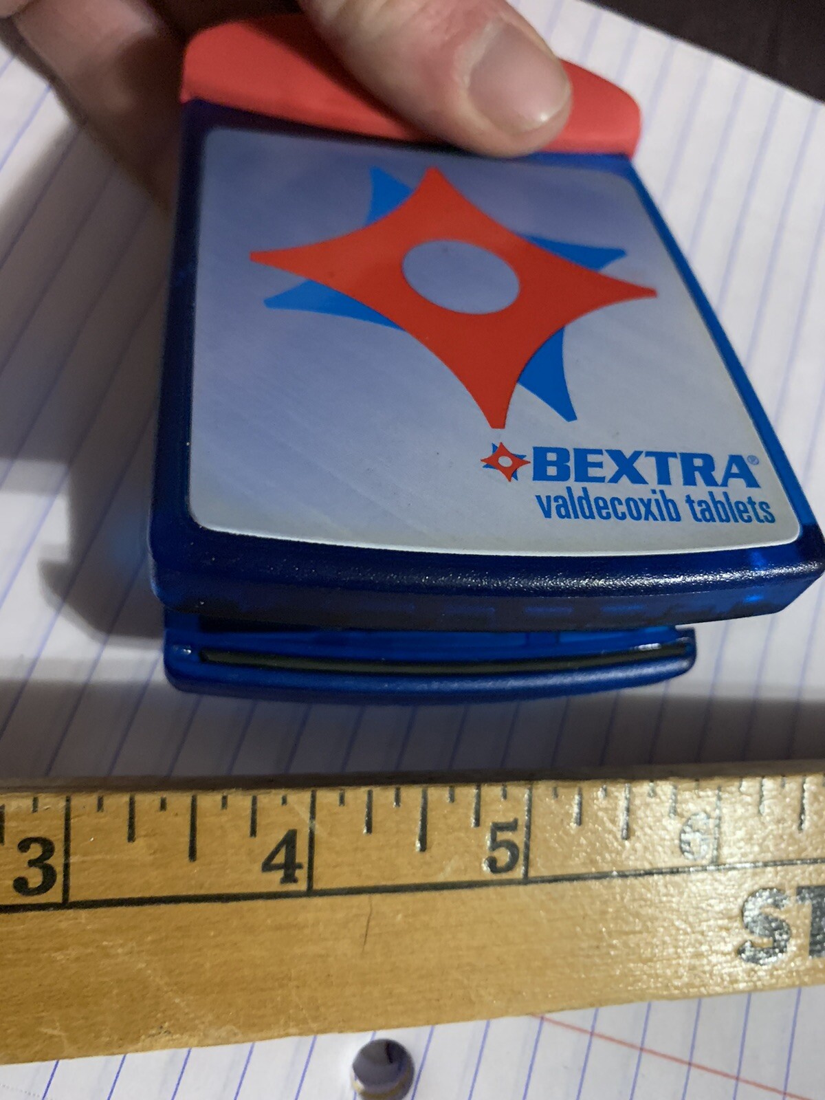 Bextra drug pharmaceutical rep magnet clipboard note holder advertisement AM