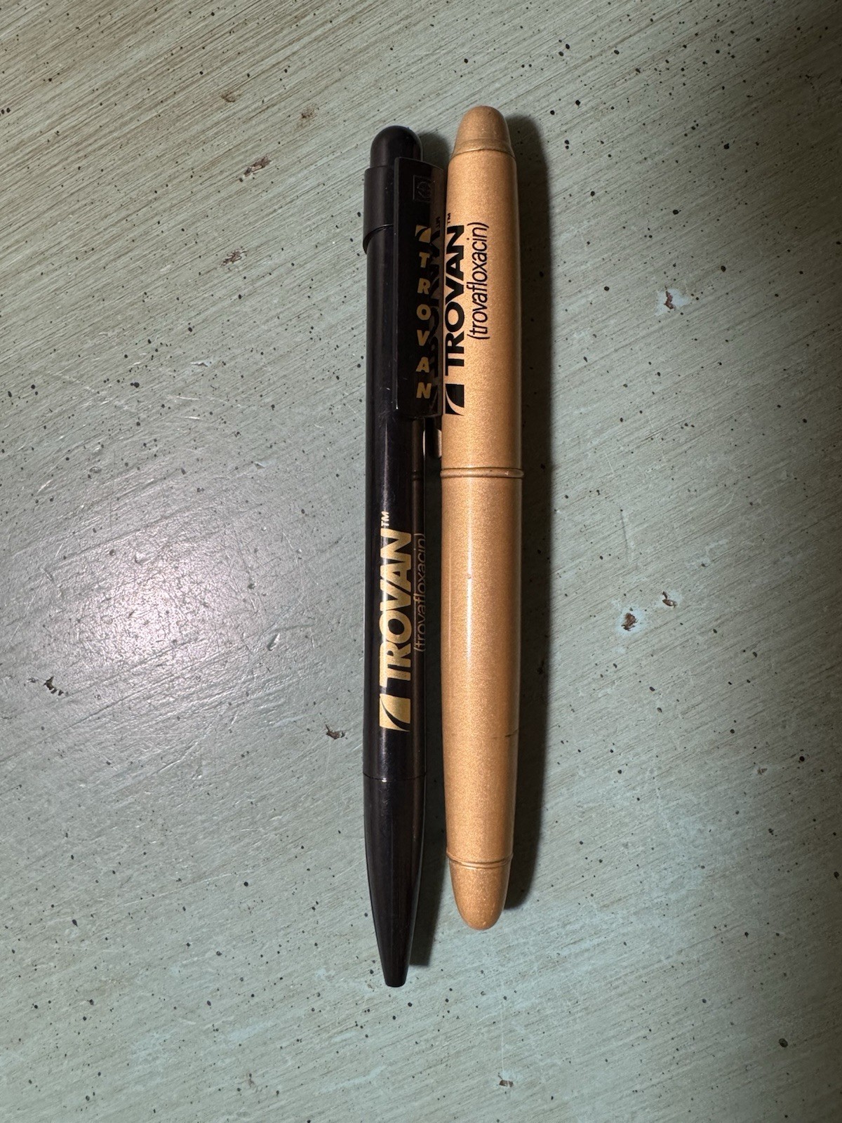 TROVA Trovafloxacin PEN Metal-Refillable Ball Point-Pharmaceutical Promo HTF!! 2