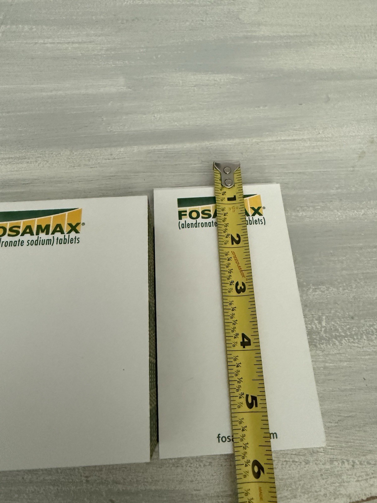 Lot of 3 Fosamax Pharmaceutical Drug Rep Notepad Sticky Notes Advertising