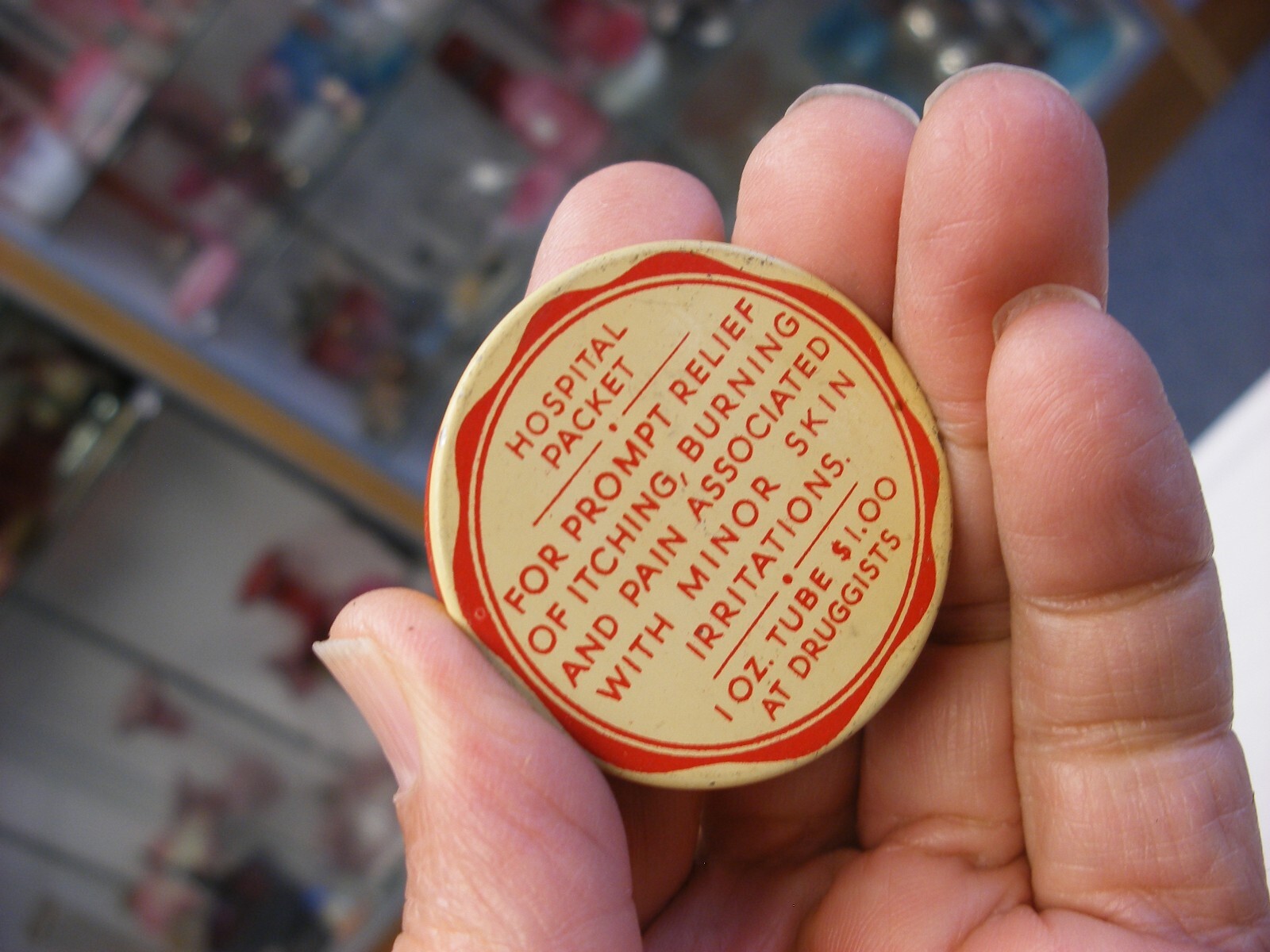 Antique Vtg Medical Dental Pharmacy – Derma Medicone Ointment Tin