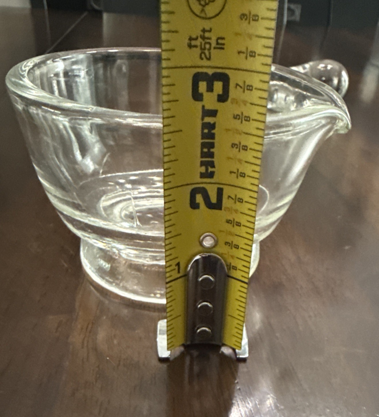 Vintage Glass Mortar and Pestle Set Apothecary Pharmacy 4 oz Spout Mid-Century