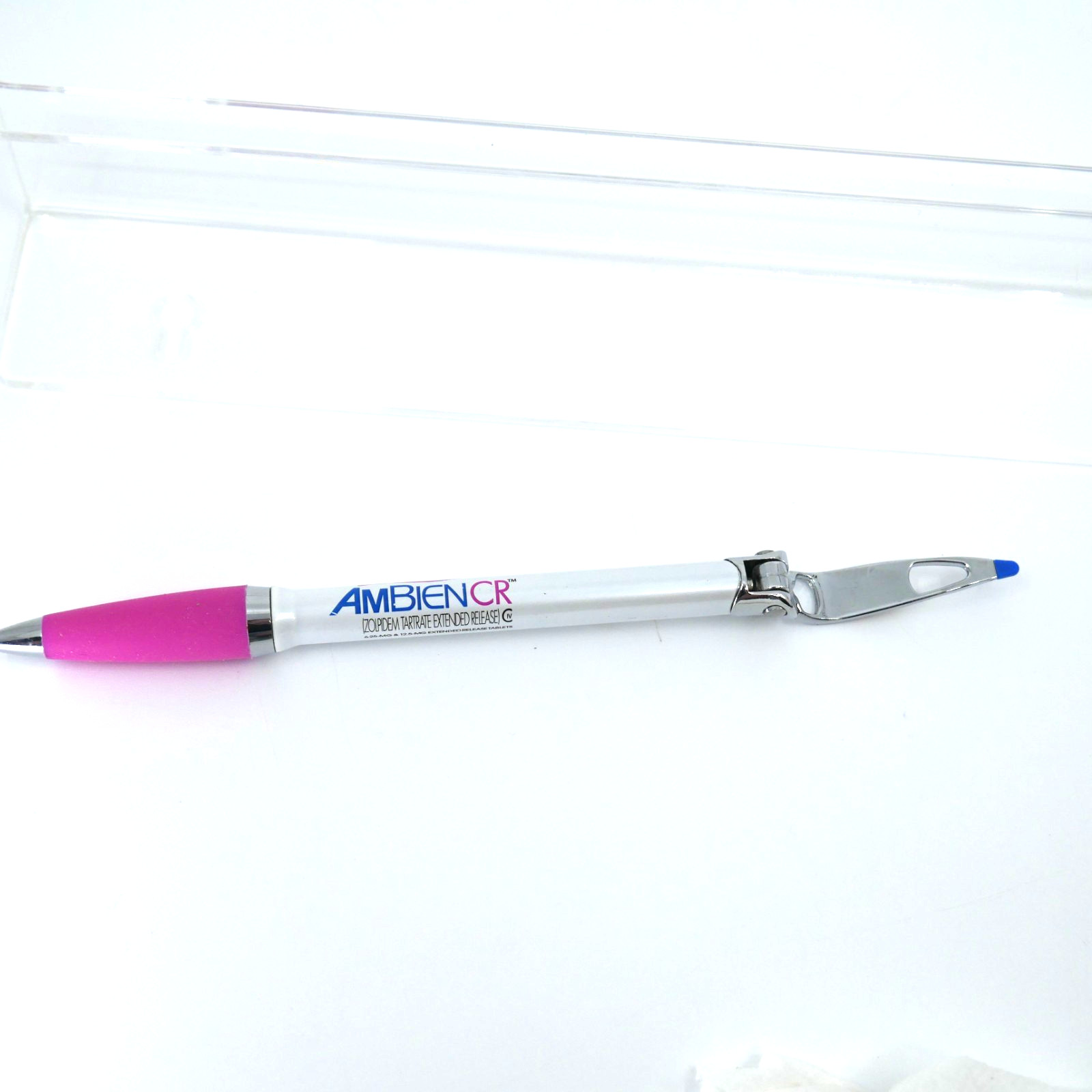 Drug Rep AMBIEN CR Collectible Heavy Metal Pen RARE