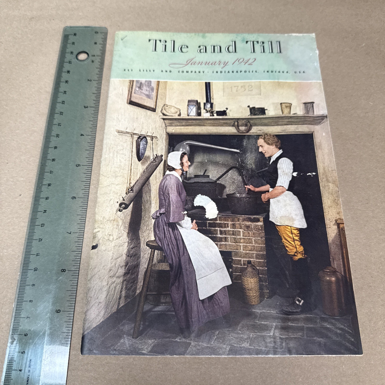 Tile And Till Magazine Eli Lilly And Company January 1942 Indianapolis Indiana