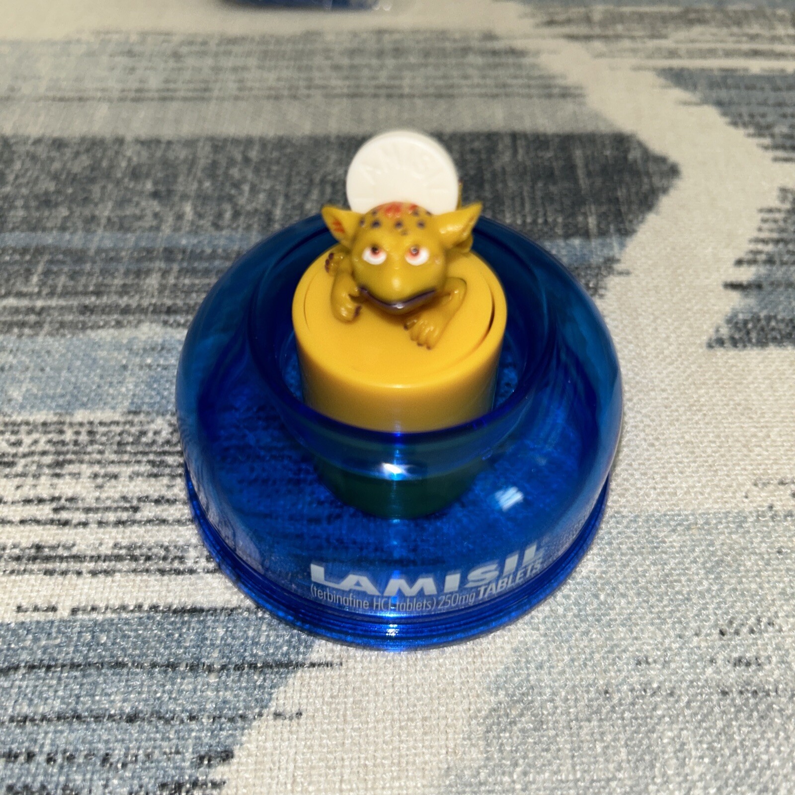 Lamisil Digger Pharmaceutical Collectible Push Down Paper Clip Holder NIB
