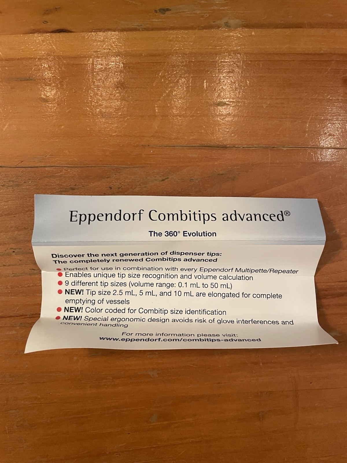 Eppendorf Combitips Advanced Mechanical Pencil Promo Rare New