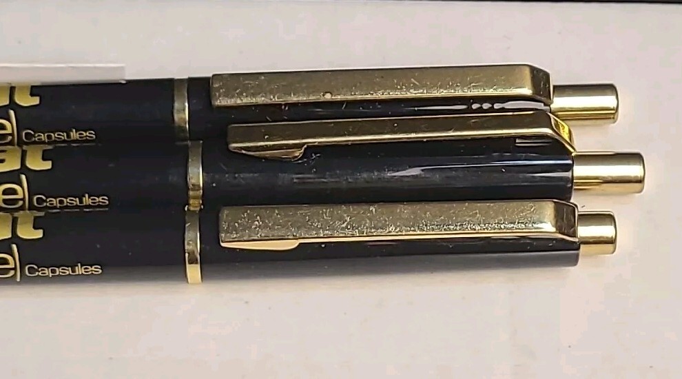 THREE (3) Pharmaceutical Pens Adalat Pens Drug Rep