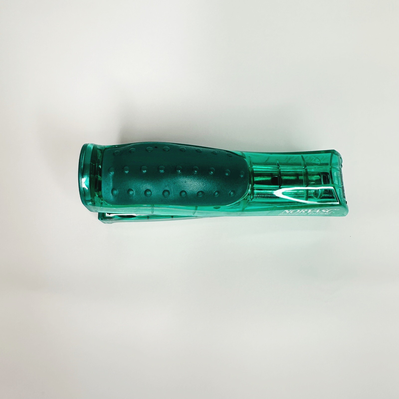 Teal Green See-Through Stand-Up Stapler Norvasc Pharma Rep Advertising Pfizer
