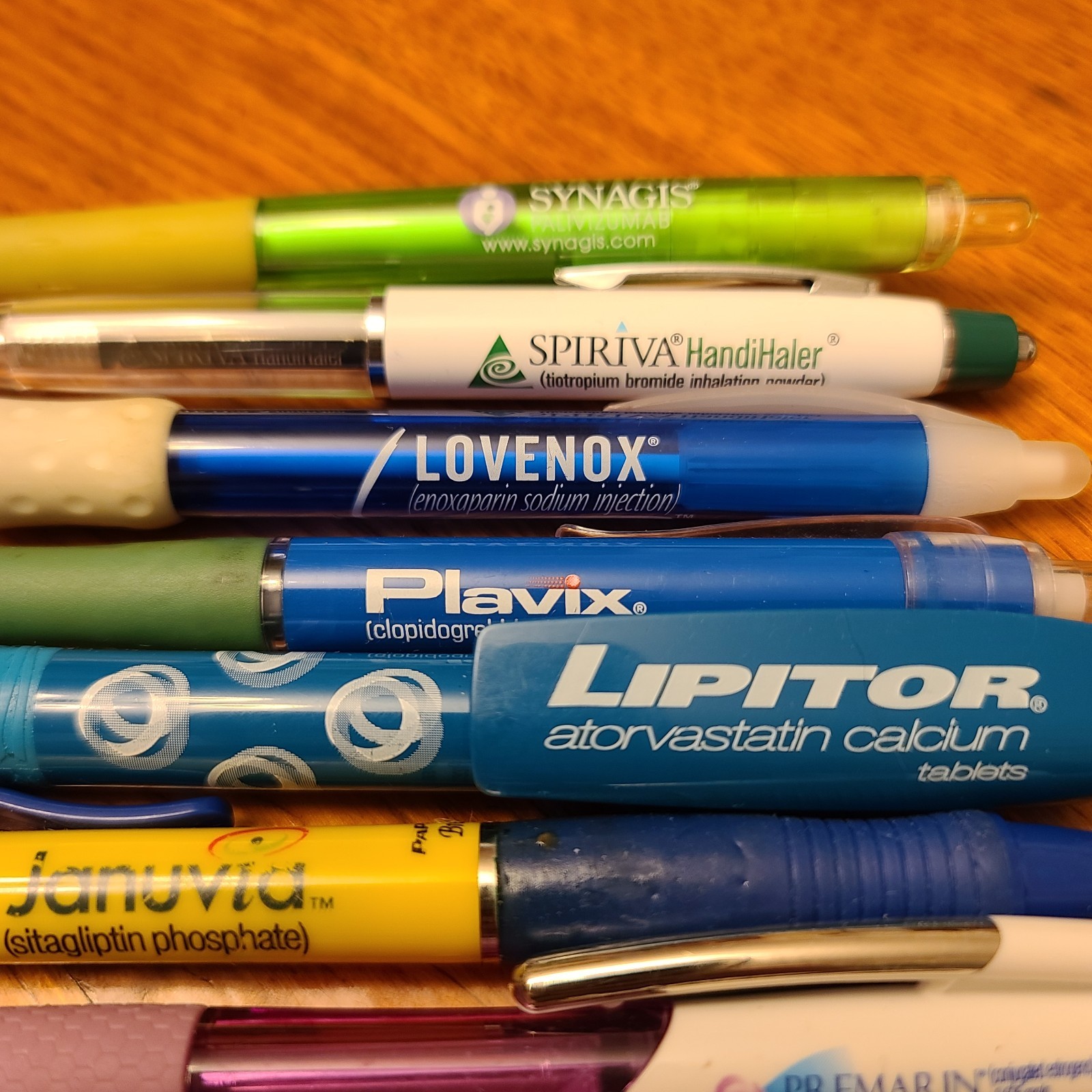 Lot Of 10 Vintage Pharmaceutical Drug Rep Pens Drugs Pharmacy Rx Pen