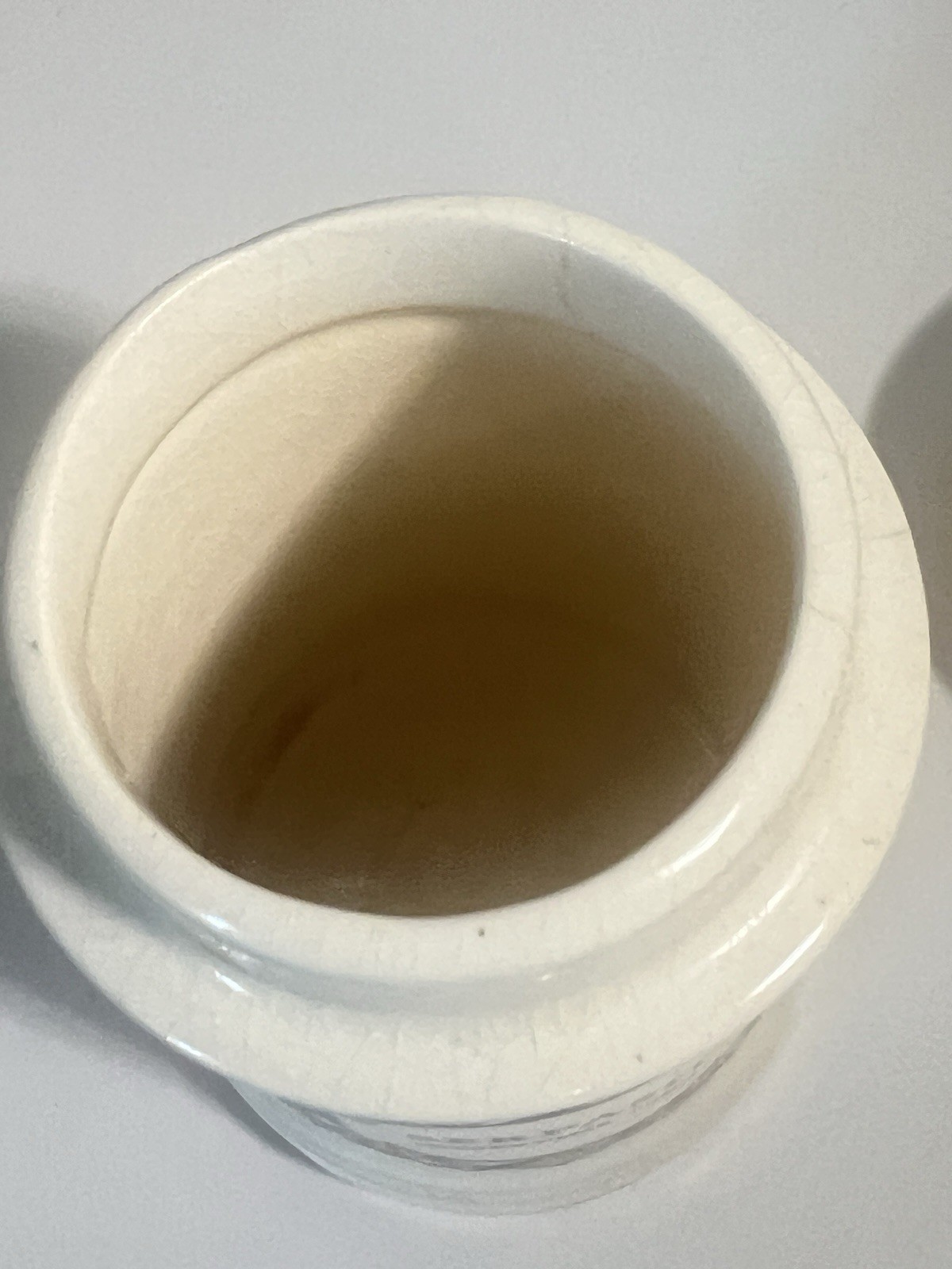 Vintage Apothecary Jar w/lid SERPASIL (Reserpine Ciba) Jeanne Robinette