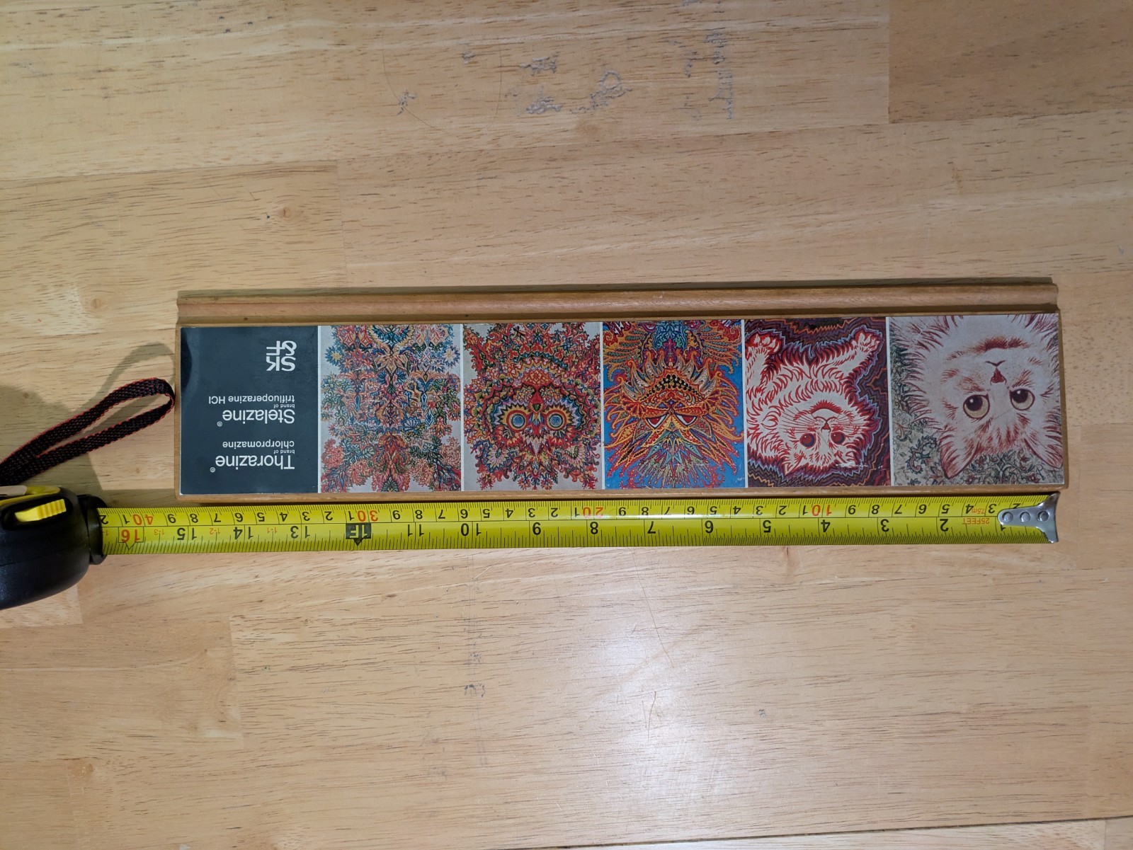 Rare Vintage Louis Wain “Kaleidoscope Cats” Thorazine Stelazine Pencil Holder…