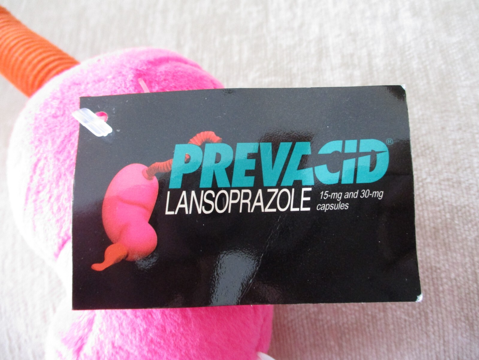 Prevacid Human Stomach Promotional Advertising Plush Drug Rep Promo Stuffed Toy