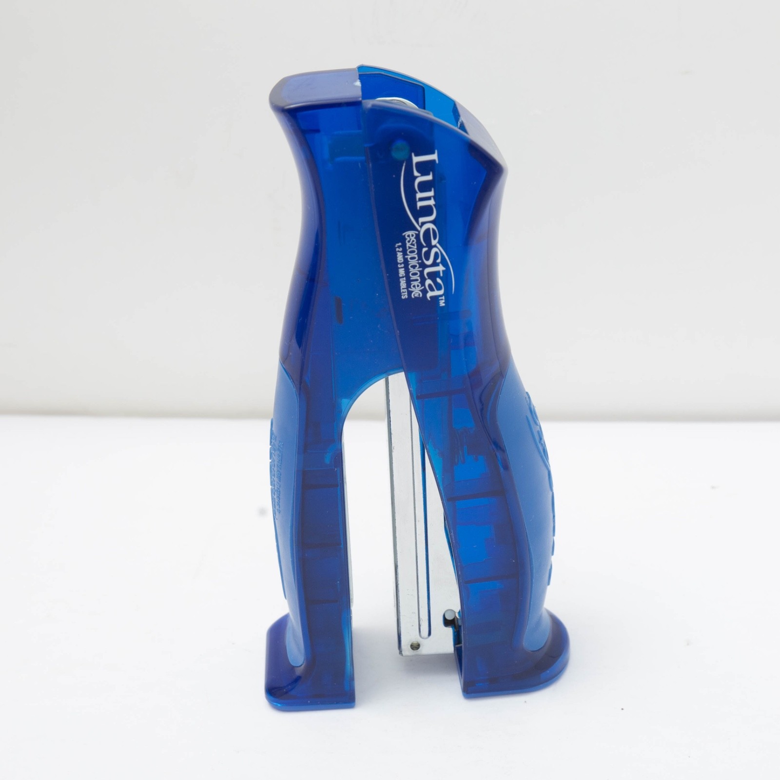 Lunesta Stapler Drug Rep Pharmaceutical Advertising Blue Prop Doctor Office
