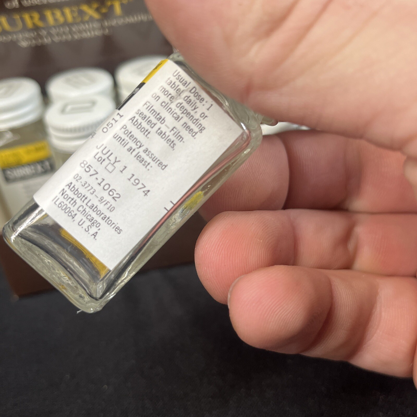 (9) Vintage Abbott Laboratories SURBEX-T Pharmacy Displays Medical