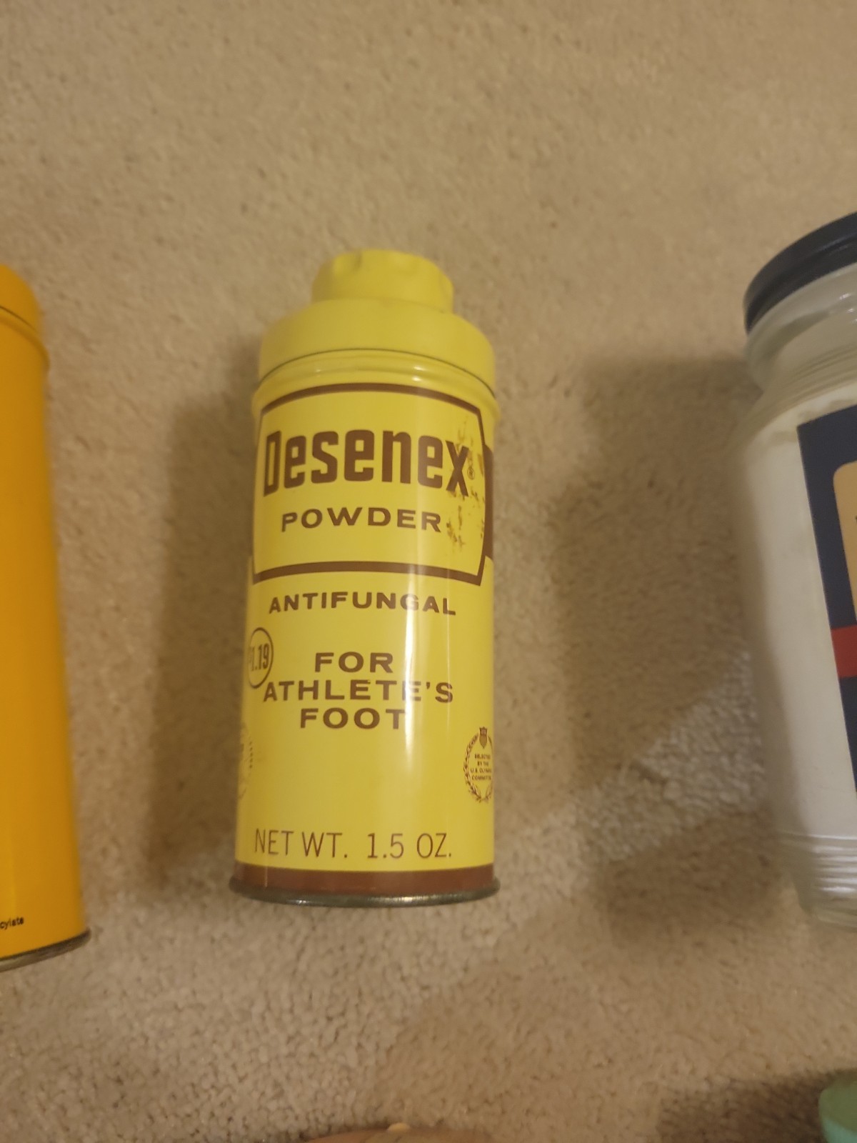 Vintage Medicine Tins Jars Full – Dr Scholl’s Desenex Vicks Johnson Rexall