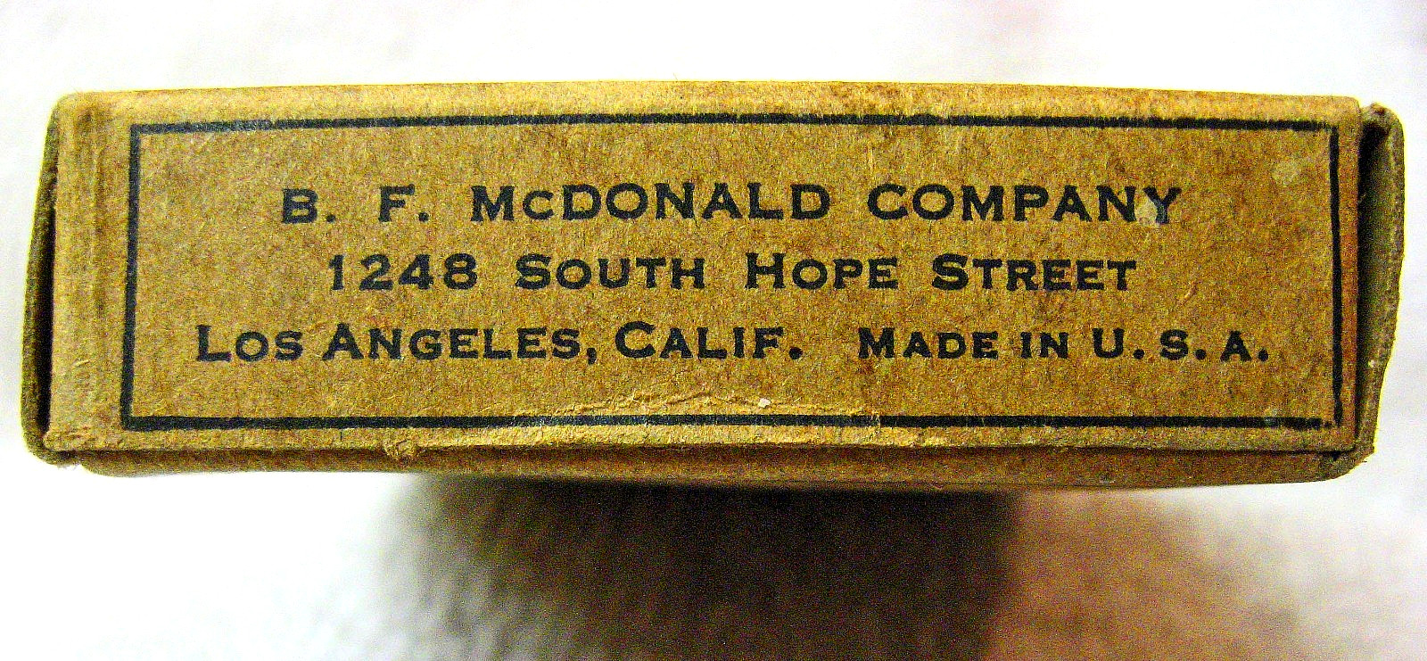 Vintage Tincture Merthiolate Swabs: Full Box of Ten B.F. McDonald Co/Mine Safety