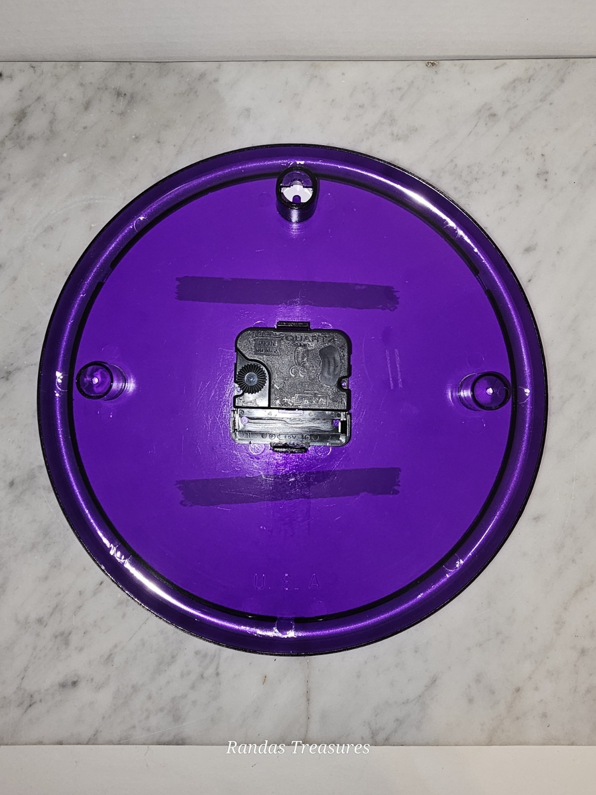 Exelon Patch Pharmaceutical Advertising Purple Wall Clock 10″ Plastic