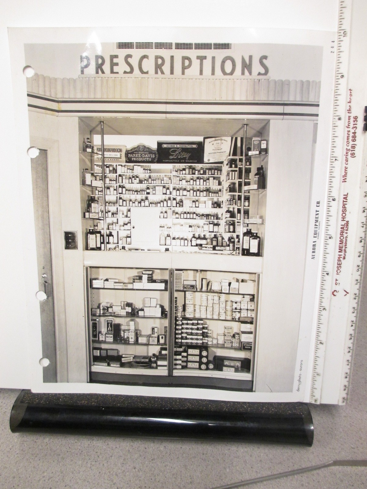 Aurora 1930s pharmacy drug store (1) photo George D Frohnapfel Lilly Parke-Davis