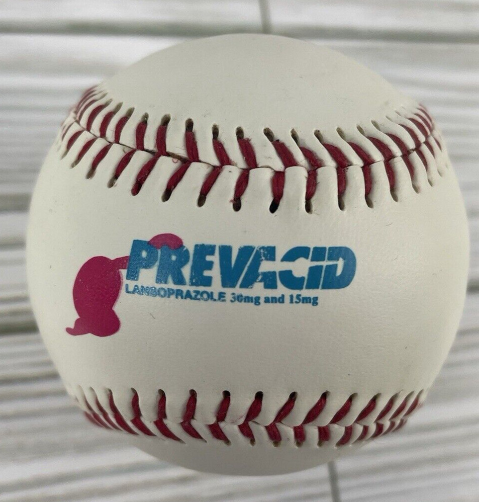 Vintage Baseball Medical PREVACID Pharmaceutical Drug Rep Promo
