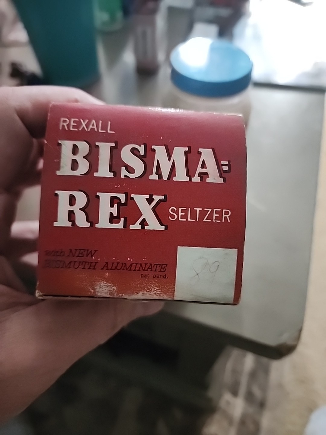 NOS Bisma-Rex Rexall 1lb Pink Powder For Upset Stomach FULL UNOPENED