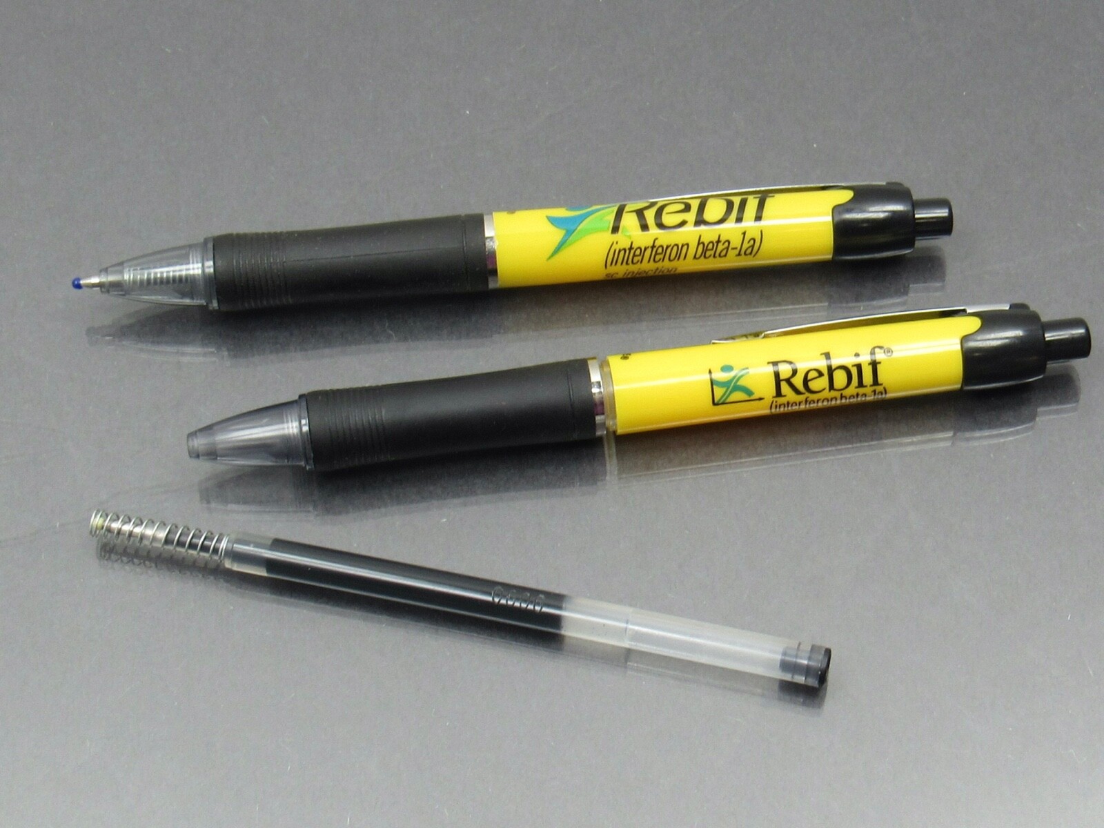 Rebif PaperMate Pens Drug Rep Pharmaceutical Promo Medical Advertising Lot of 2