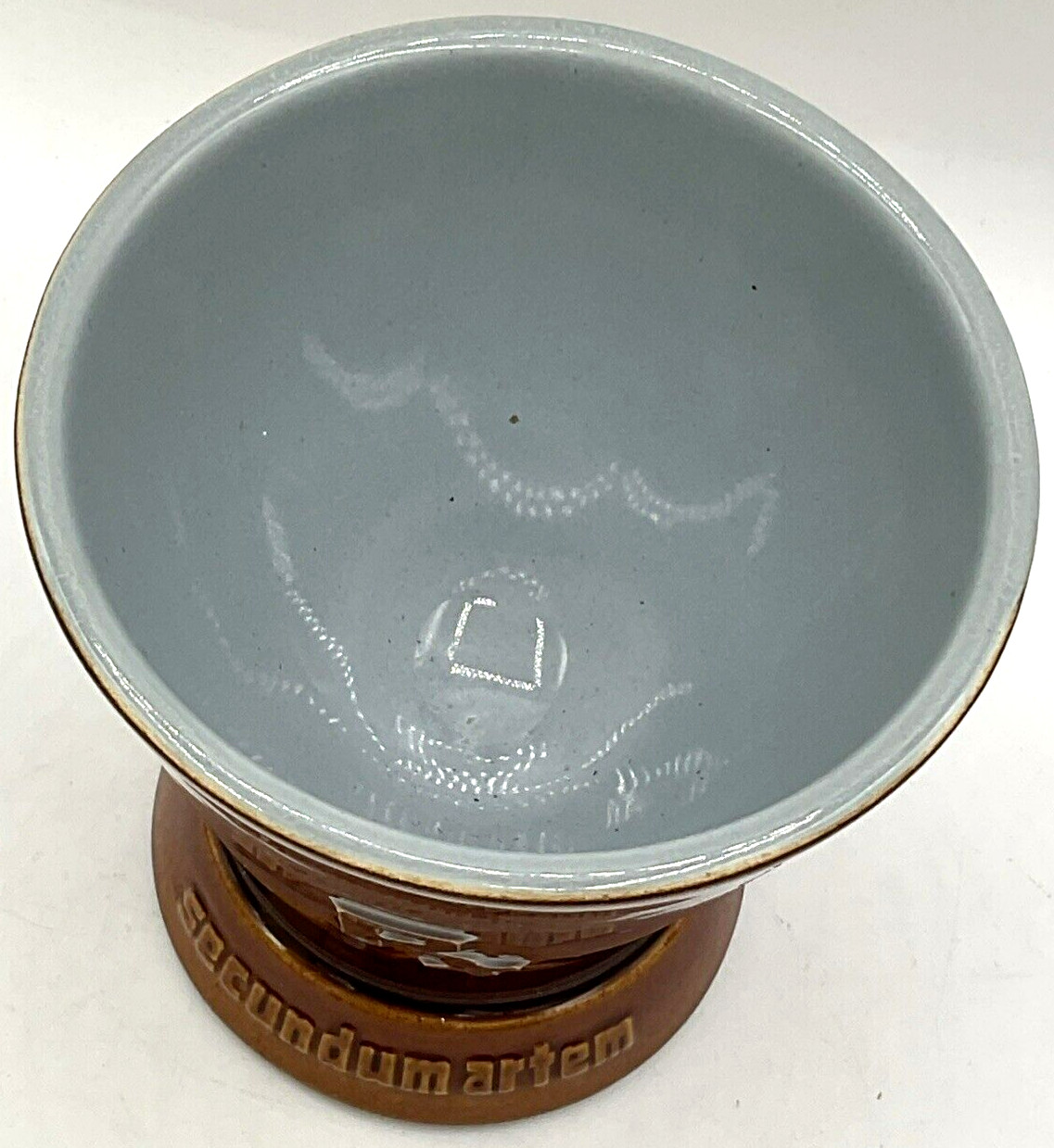 Secundum Artem Schering McCoy Ceramic Mortar & Wooden Coricidin Pestle Rx