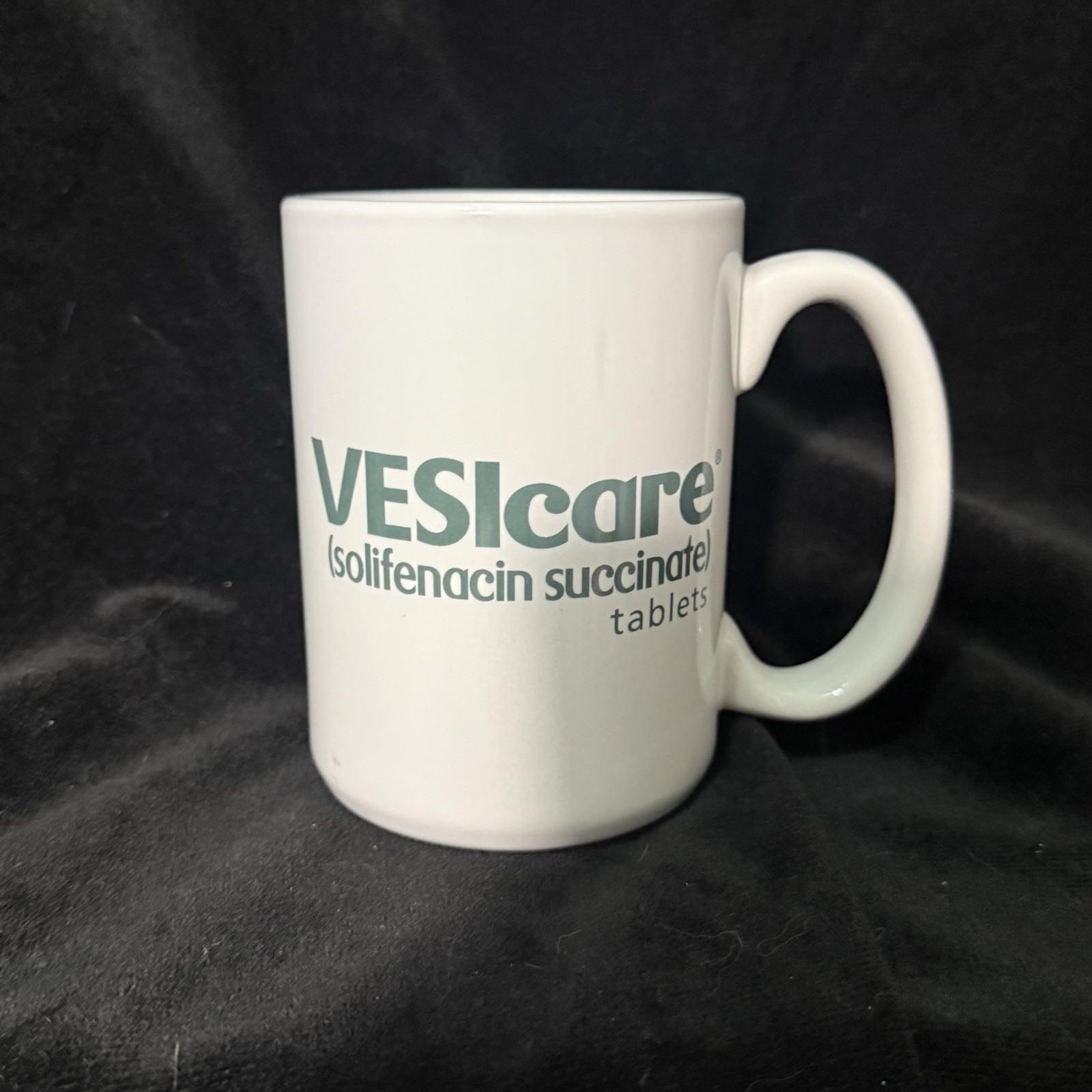 Vtg Vesicare Drug Rep Advertising Coffee Cup