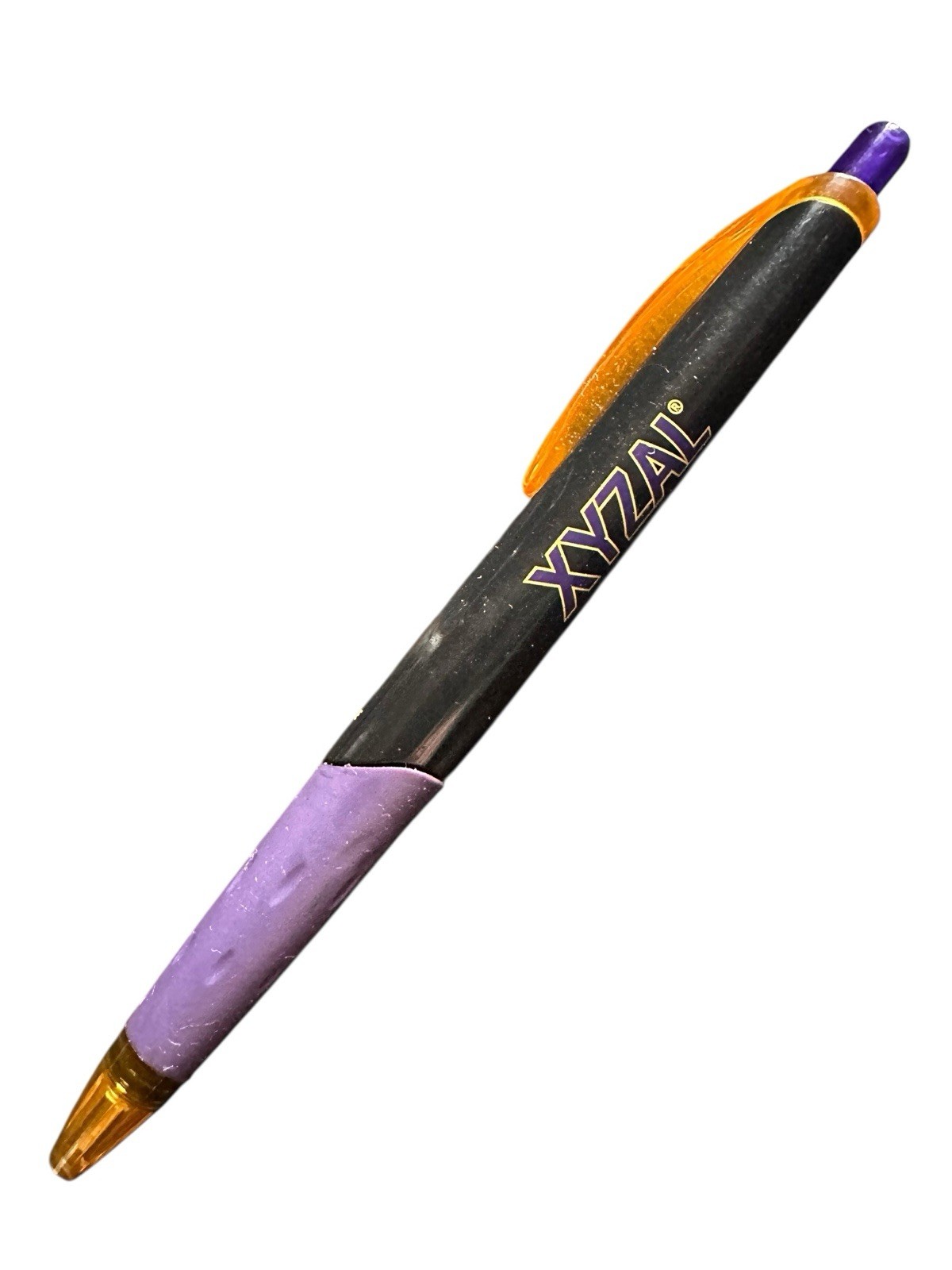 Xyzal *Papermate* Black Purple Drug Rep Ink PEN Pharmaceutical Collectible