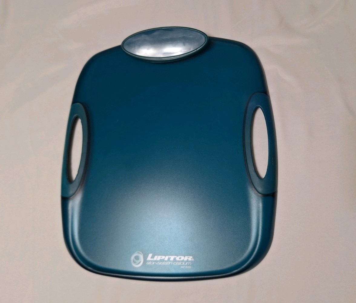 Lipitor Pharmaceutical Drug Rep Advertising Transparent Blue Clipboard