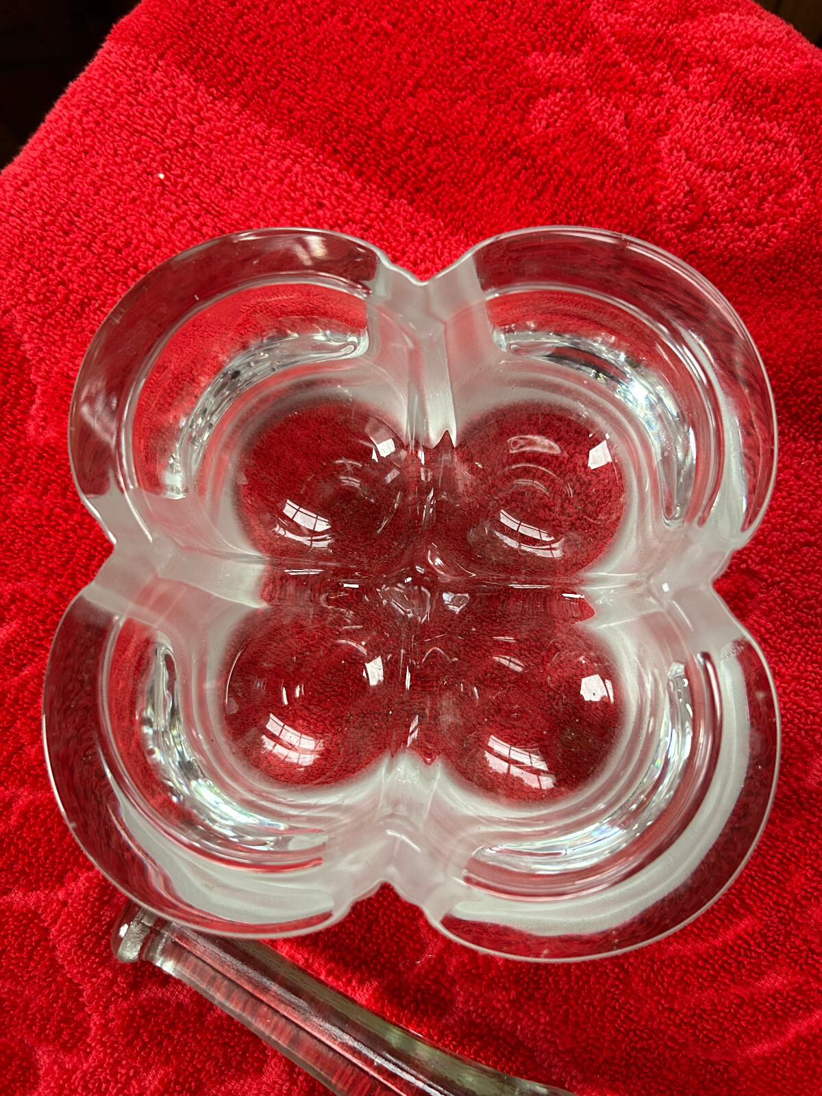 Vintage 4 Pocket Glass Mortar, Pestle & Glass Ball Set, Free S/H