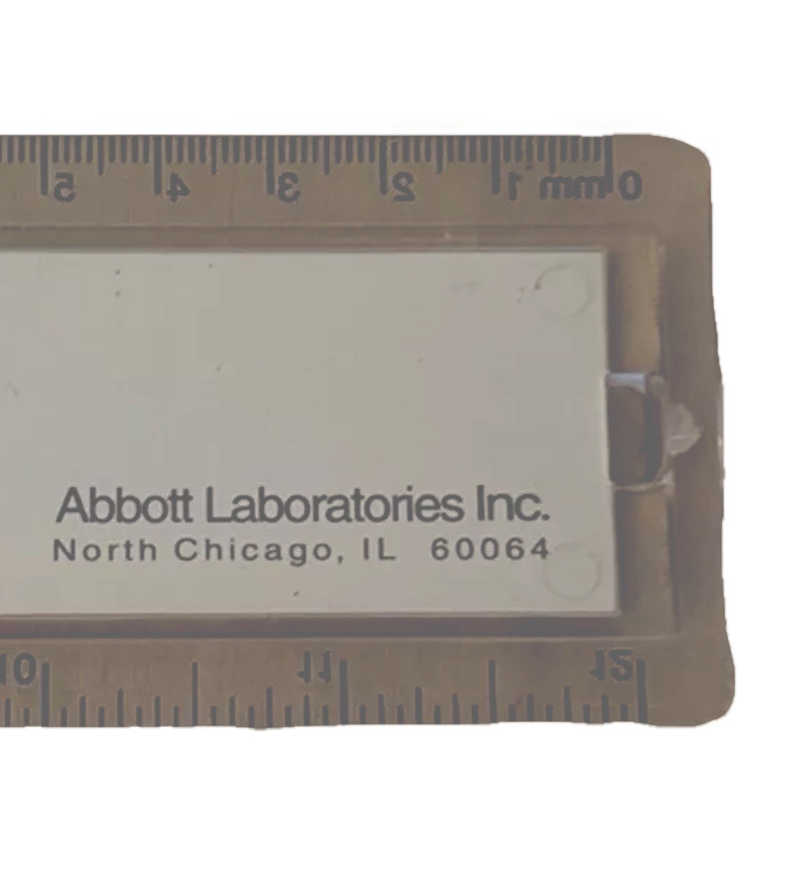 Biaxin Bix the Bulldog Lucite 12” Ruler Antibiotic Pharma Drug Rep 1990’s