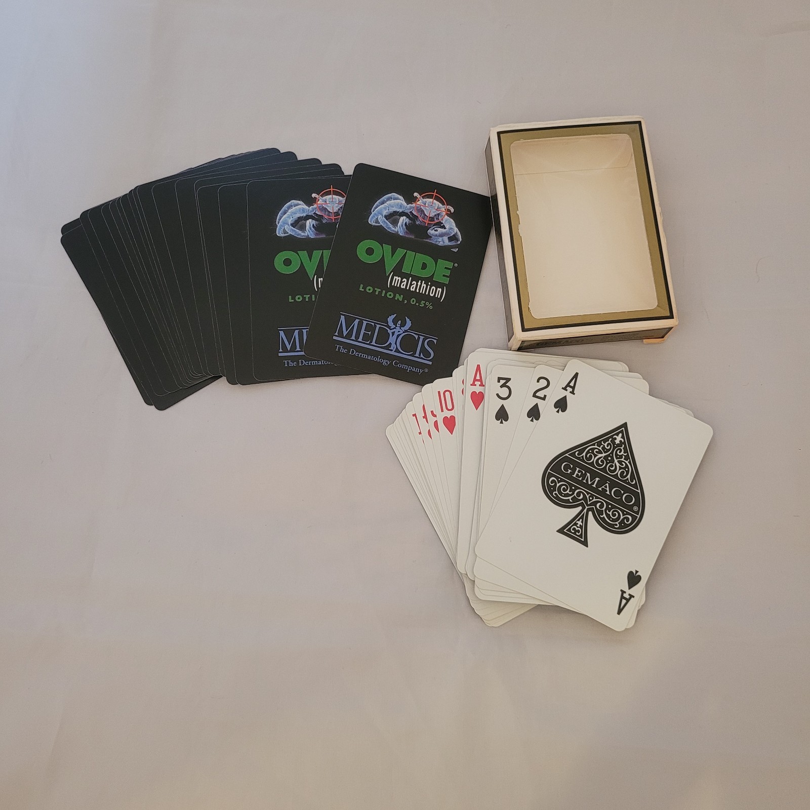 Ovide Drug Rep Pharmaceutical Medical Promo 52 Playing Cards Medicis