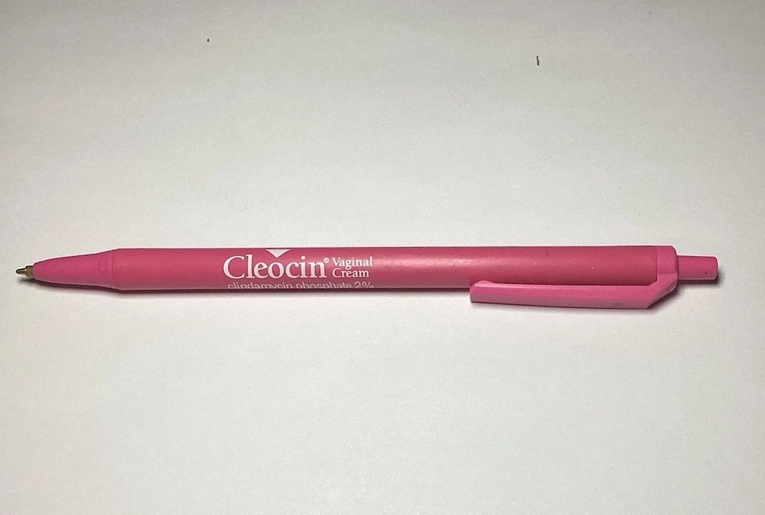 Cleocin Vaginal Cream Pen Drug Rep Promo Pharmaceutical