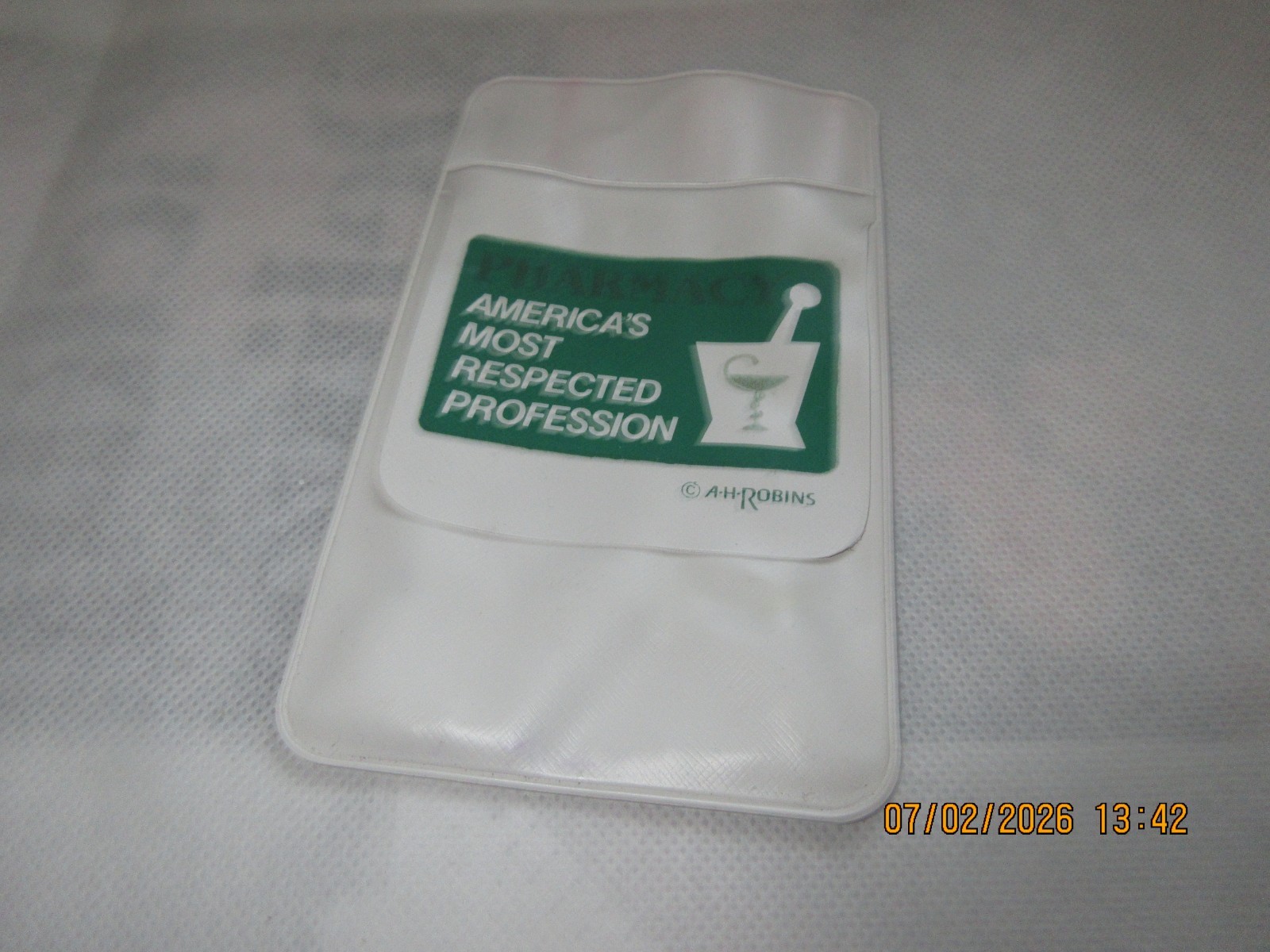 Pharmacist , America’s Most Respected Profession , Pen Pocket Protector ,Vintage