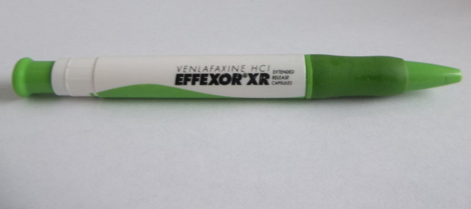 Effexor XR Promotional Pen Plastic w/Rubberized Grip – Medium Weight