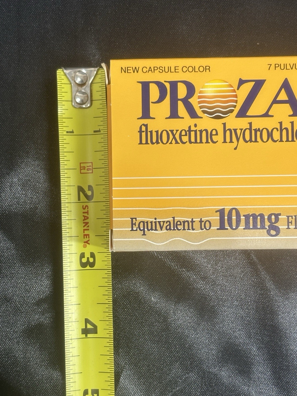 Prozac Pharmaceutical Advertising EMPTY Box Drug Rep Promo Vintage