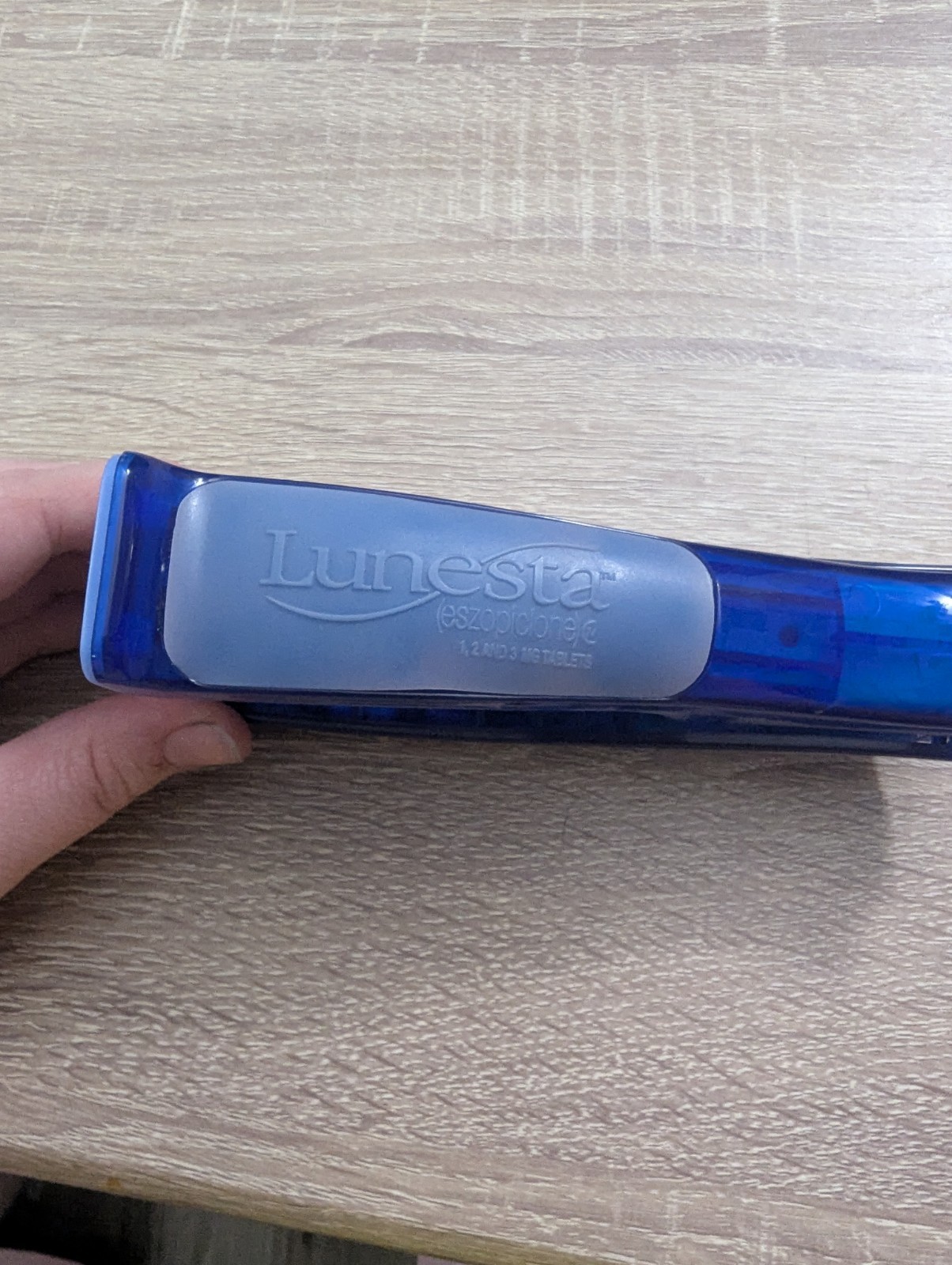 Lunesta Stapler Drug Rep Pharmaceutical Advertising Blue Doctor Office Stapler